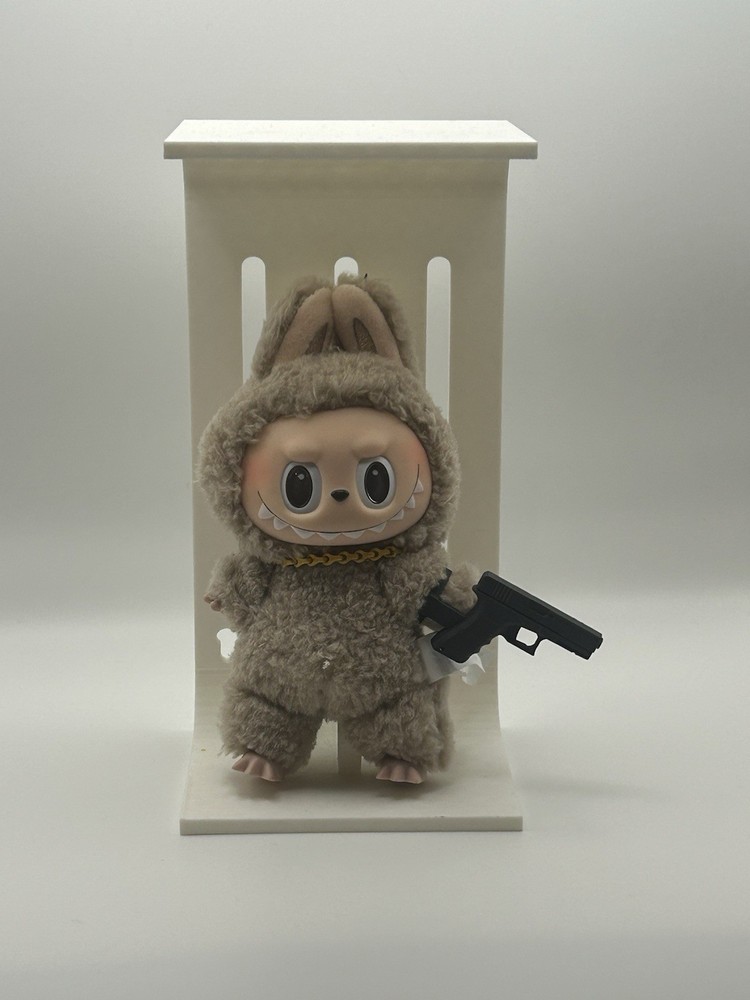 Labubu Toy Gun Accessory With Clip. Made Out Of Hard Plastic.