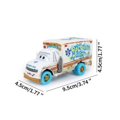 Cars 3 Movie Thunder Hollow Speedway Tractor Miss Fritter Diecast Model Toy Car