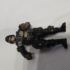 Chap Mei Solder & Crossbones Force Figurine HK & Crossbones Design Reg