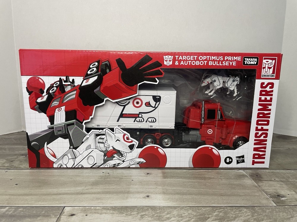 Transformers Optimus Prime and Autobot Bullseye – Takara Tomy Hasbro – NEW
