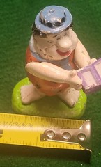 Rare 1977 Heavy Die-Cast Metal Fred Flintstone 2 3/4” Tall Figurine 49 Years Old