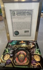 RARE Autographed Legacy Power Morpher Green/White Ranger Jason David Frank COA