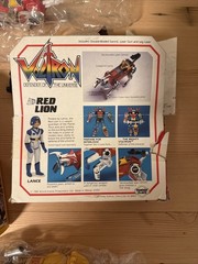 Vintage 1984 Voltron Panosh Place Green Blue Red Yellow Black Lion In Box Rare