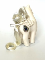 BVS My Little Pony PRINCESS TIFFANY & FREIDNLY Hat Wand Bushwoolie Vintage G1