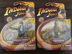Hasbro Indiana Jones Figure Raiders Of the loat arc & Ucha Warrior Of Crystal Sk