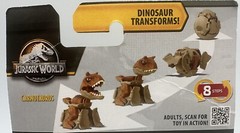 Jurassic World Dinosaur Egg to Carnotaurus Toy Hidden Hatchers 2 In 1 Ages 4+