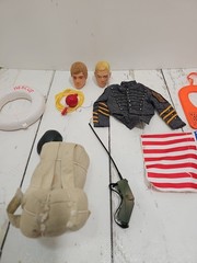VTG GI Joe Lot 12″ Inch Doll Accessories Radios Bags Goggles
