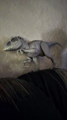 Gray Tyrannosaurus Rex T-Rex Plastic Dinosaur Action Figure Toy