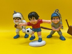 Lot of 5 Vintage 1983 Sport-Billy PVC figures-baseball, football, hockey, soccer