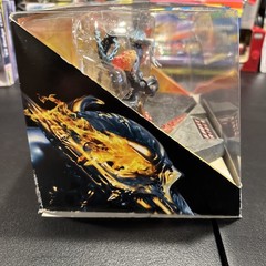 Ghost Rider Titanium Series Figure with Display Stand has been out of box rough