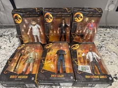 Jurassic Park Amber Collection Figure Lot – Muldoon, Sattler, Arnold, Hammond +