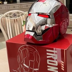 1:1 AUTOKING Iron Man MK5 Helmet Wearable Mask Voice Control Cosplay Props Gift