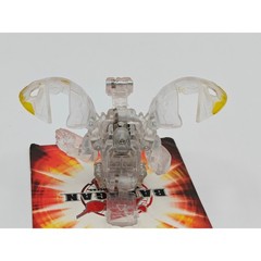 Bakugan Haos Lumino Dragonoid 1000G Translucent Clear Yellow Spin Master 2010