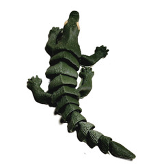 FlexiMech Baby Komodo Dragon Flexible Articulated 3d Printed Reptile Fidget Toy