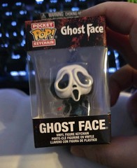 Funko Pocket Horror Movies Scream Ghost Face w/ Knife Pop Keychain