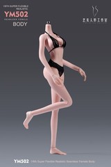 1/6 Female Pale Body Flexible Large Breast Thin Waist 12″ Action Figure +Details