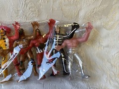 LUCHA LIBRE SET 12 Pack 4in Action Figures Mexican Toys Mexican Wrestlers IM