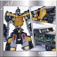 Tobot V Paragon Gold Vintage Car Transforming Robot Vehicle Action Figure Toy