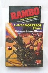 Vintage Rambo 81mm Mortar Launcher Jocsa Argentina 1988 MISB Rare