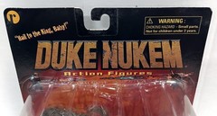 BATTLELORD DUKE NUKEM ACTION FIGURES RESAURUS 1997 UNOPENED SHELF-WEAR TO CARD