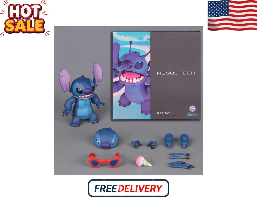 10.5cm Stitch Experiment 626 Movable Action Figure Statue Model Doll Toy Gift