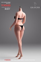 YM505 1/6 Flexible Female Body Pale Big Breast Slender Waist Details 12″ Figure