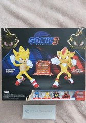 Super Sonic and Shadow Light Up Action Figure 2 Pack Sonic The Hedgehog 3