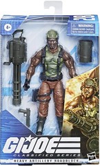 NEW GI JOE CLASSIFIED ROADBLOCK HEAVY ARTILLERY 28 AMAZON EXCLUSIVE 6 IN FIGURE