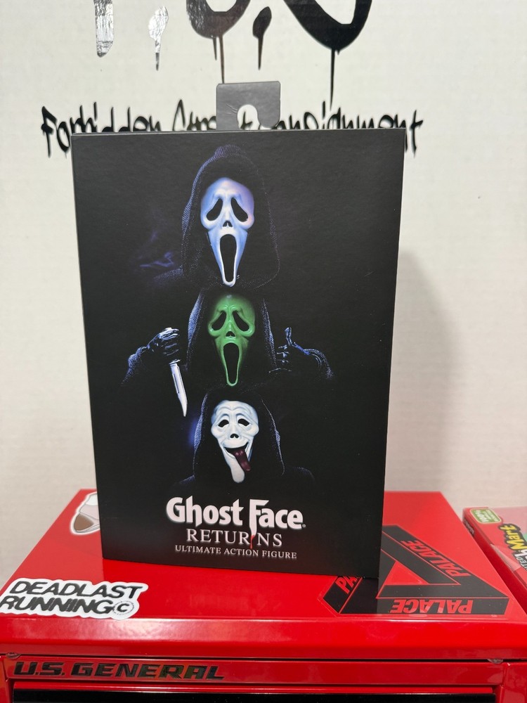 NECA Ultimate Ghost Face Returns New 2026 Scary Movie Scream Figure Ghostface