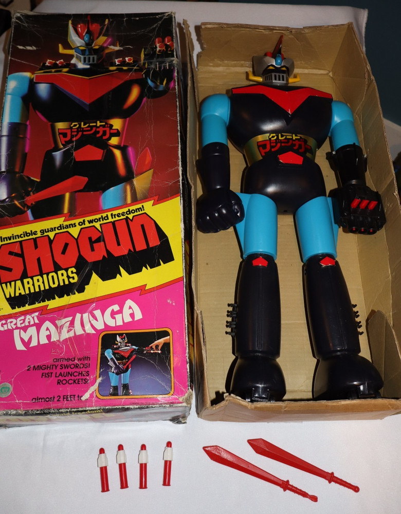 VTG 1976 Shogun Warriors 24″ Mazinga Mazinger Jumbo Machinder Popy Figure w/ Box
