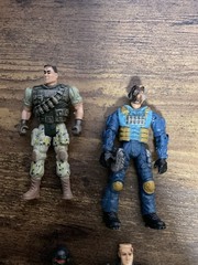 Lot of (4) Army Guys Mixed Years Action Figures