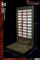 1/6 Action Figure Accessory Washitsu room background platform Diorama Stand Toy