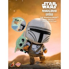Hot Toys Star Wars The Mandalorian and Grogu Cosbi Plush Keychain Blind Box