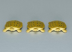 Lot Of 10 Turtles Hard Plastic And Rubber