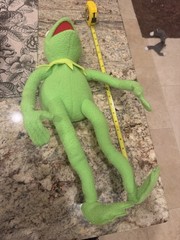 Applause Plush Kermit the Frog Poseable Jim Henson Muppets 19” Wire Arms & Legs