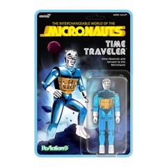 Super7 Micronauts ReAction W3 Time Traveler (Translucent Blue)