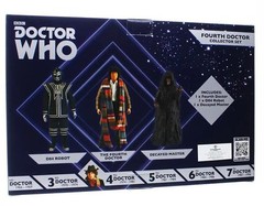 Doctor Who 5.5″ Action Figure Set 4th Doctor D84, Decayed Master