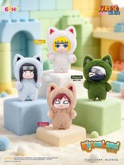 2025 New Eaki Naruto Kitten Land Series Plush Keychains Blind Box Gift