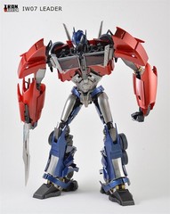 NEW IN STOCK Iron Warrior IW-07 Leader DLX Optimus Prime Action Figure Model Toy
