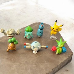 Lot of 8 Jazwares Pokemon Figures Pikachu Chimchar Sneasel Squirtle Charmander