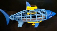 Animal Planet Shark Submarine Adventure Playset Lot Extra Sharks & Diver & Cage