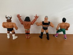 WWF Hasbro 31 Loose Figures Lot Adam Bomb Ludvig Borga Owen Hart Doink And More