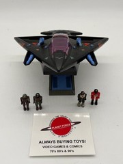 1986 Shadow Bat w/ Figures Vintage Starcom Coleco Vehicle