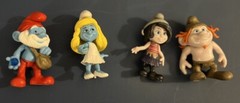Lot of 15 SMURFS Figures 2”- 3” Various Years.