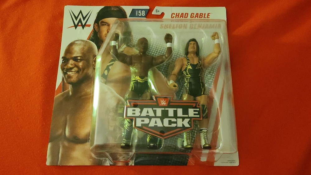 WWE Battle Pack Chad Gable & Shelton Benjamin (Wrestlemania, Raw, Smackdown) NIB