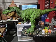 Jurassic Park CUSTOM Super Colossal Tyrannosaurus Rex T-Rex 39-inch Figure 🔥 🐦