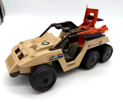 1988 GI Joe Desert Fox 6WD Jeep Vehicle, w/ One Missile (READ DESCRIPTION)