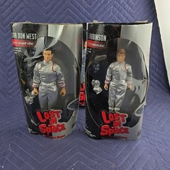 Lot Of 4 Trendmasters 1998 Lost in Space Figures Damaged Packaging
