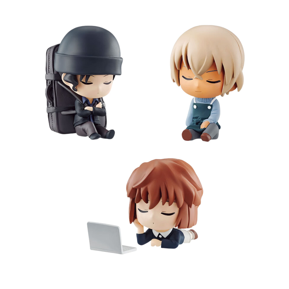 Detective Conan Sleeping Corps Gashapon Capsule Toy Japan Gacha 3-Pc. Set