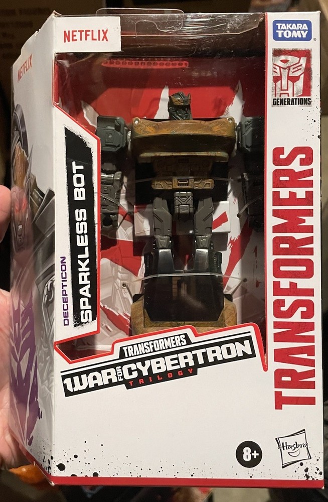 Transformers Netflix Kingdom War for Cybertron Sparkless Bot Deluxe Sealed New